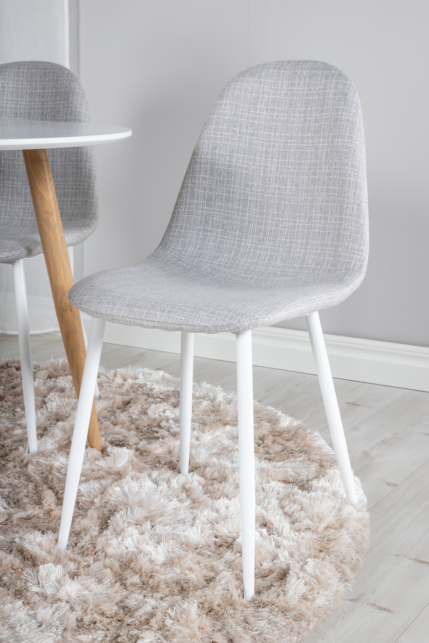 Обеденный гарнитур Dallas 291 (Светло-серый + Белый)