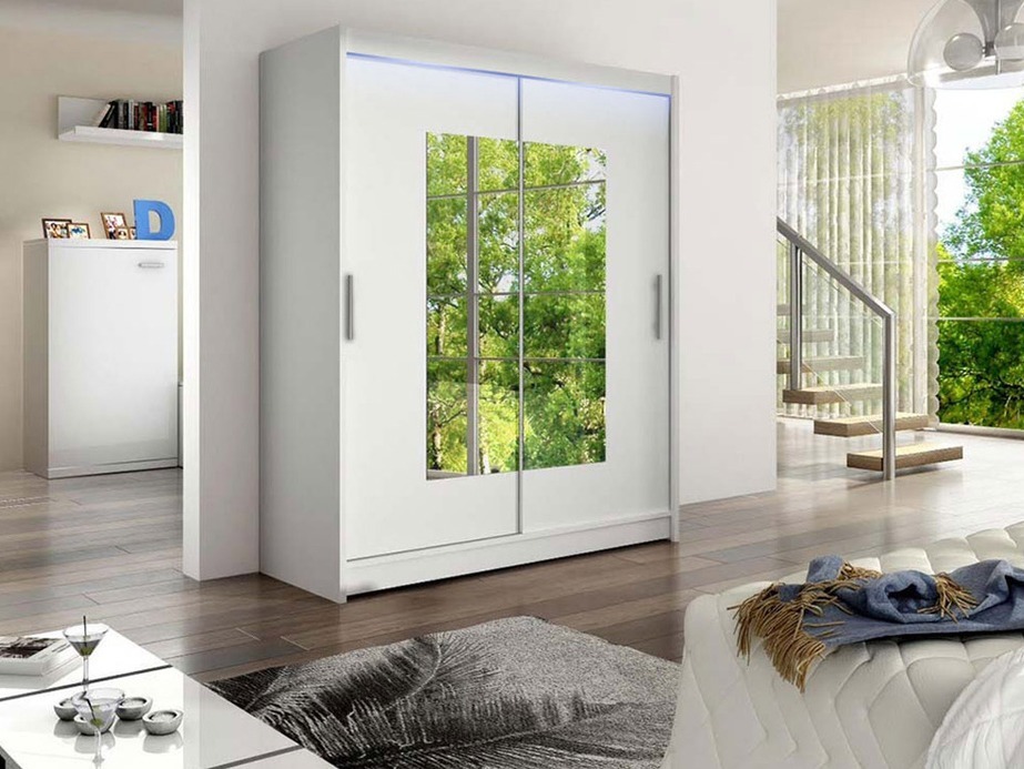 Skapis Closico 104 (Balts)