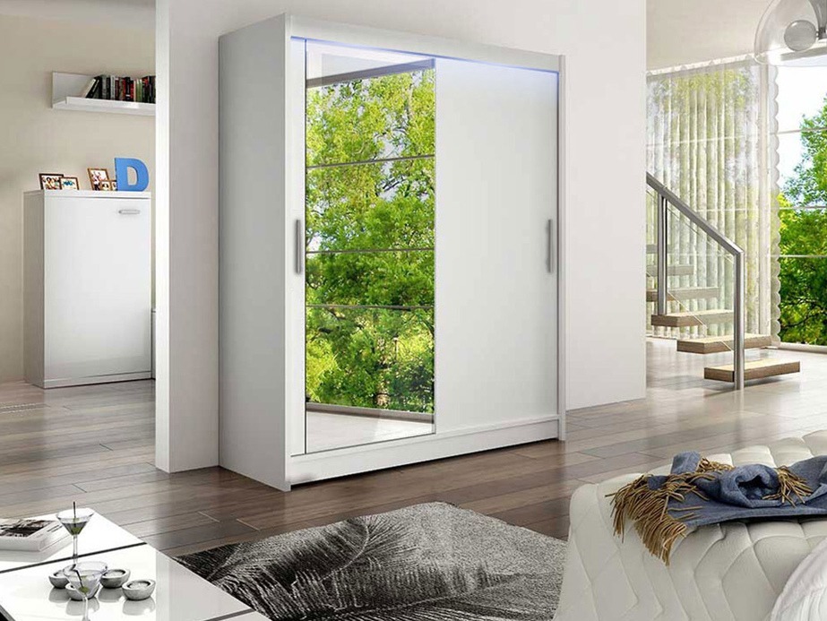 Skapis Closico 112 (Balts)