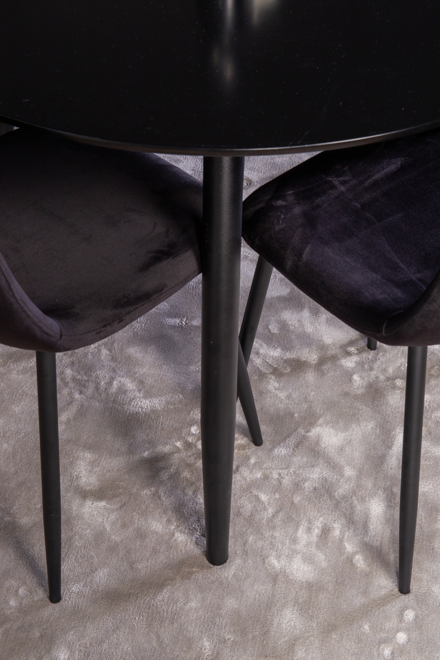 Ēdamistabas komplekts Dallas 348 (Melns)