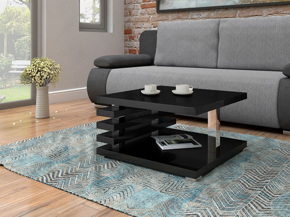 Журнальный столик Goodyear 122 (Глянцевый черный)