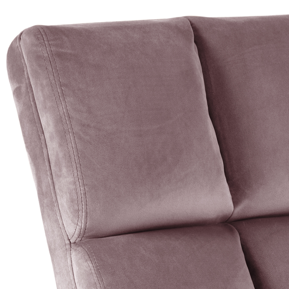 Krēsls Norsica 370 (Dusty rozā + Melns)