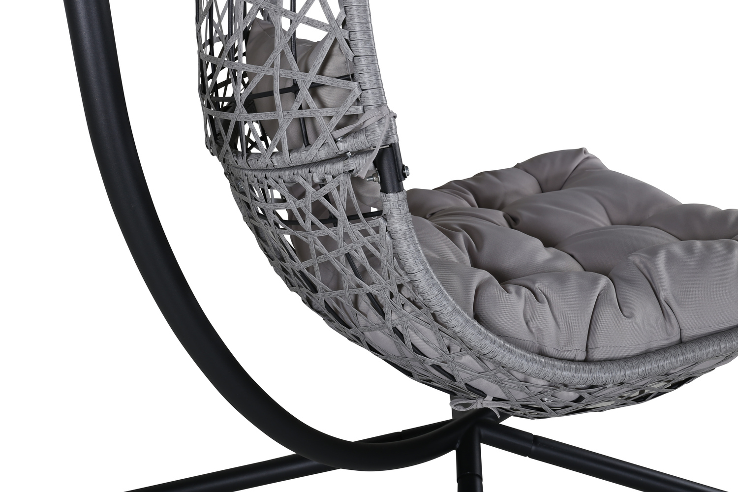 Piekaramais krēsls Dallas 519 (Melns + Pelēks)