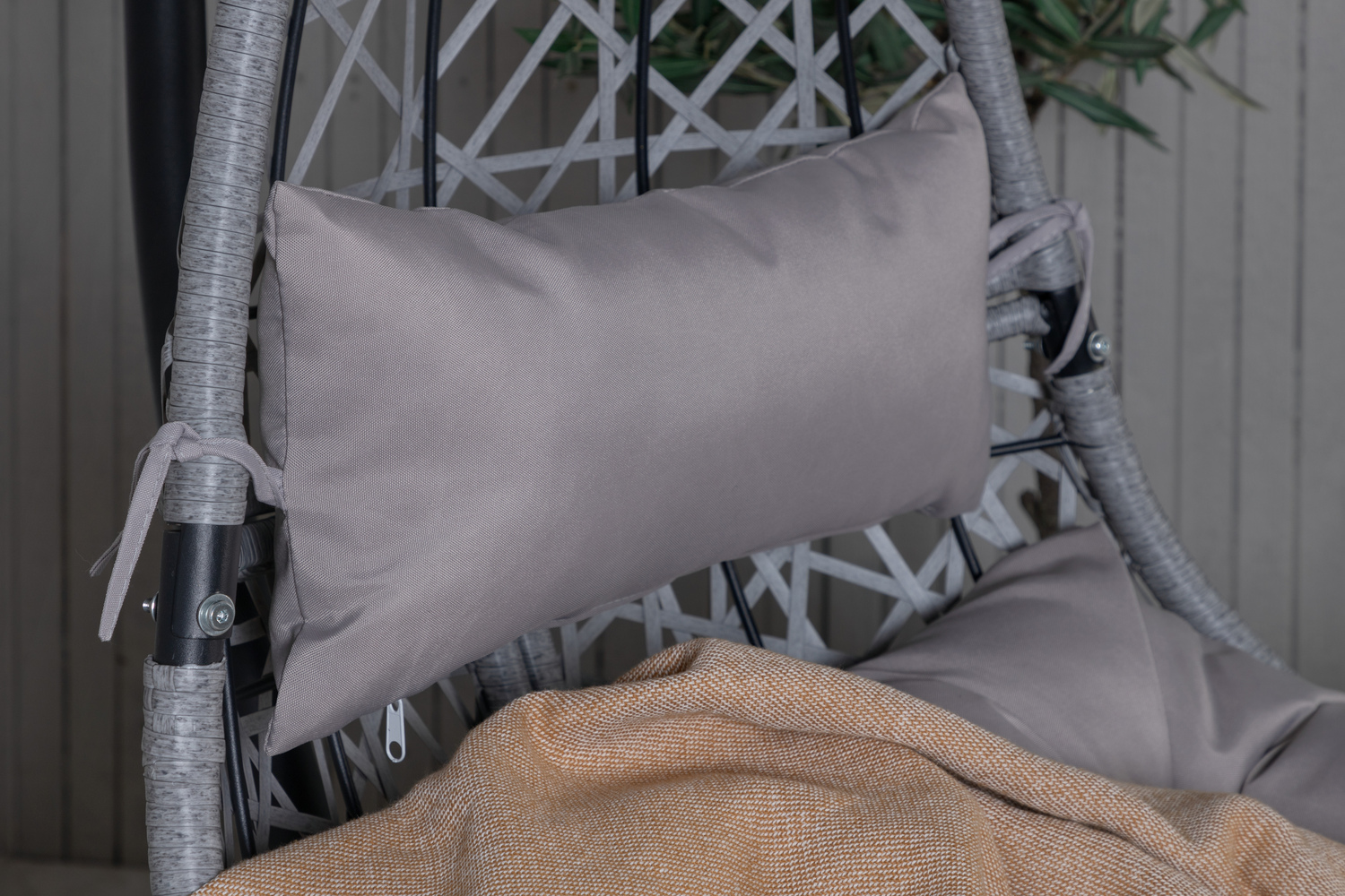 Подвесной стул Dallas 519 (Чёрный + Серый)