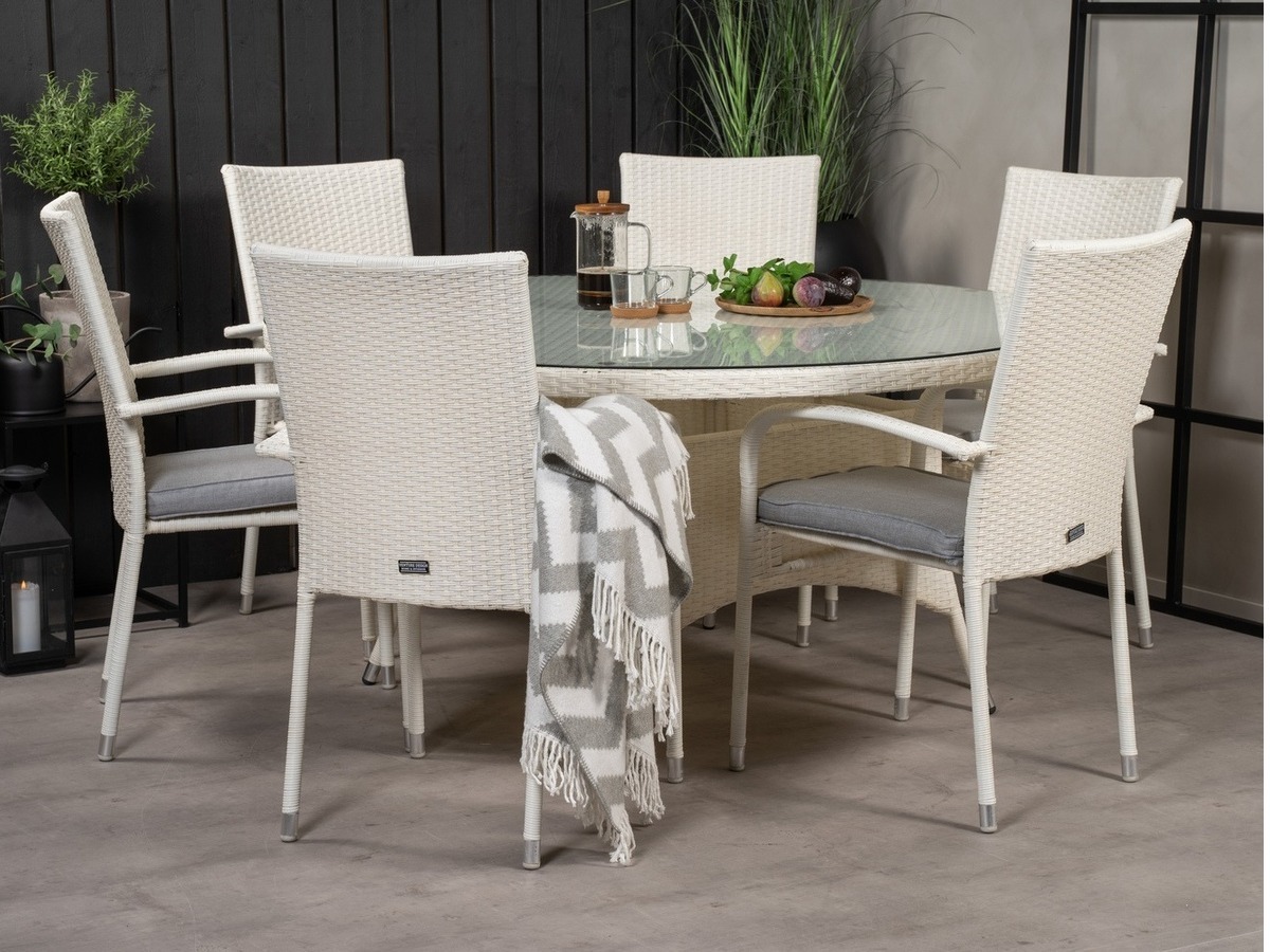 Стол и стулья Dallas 2191 (Белый)