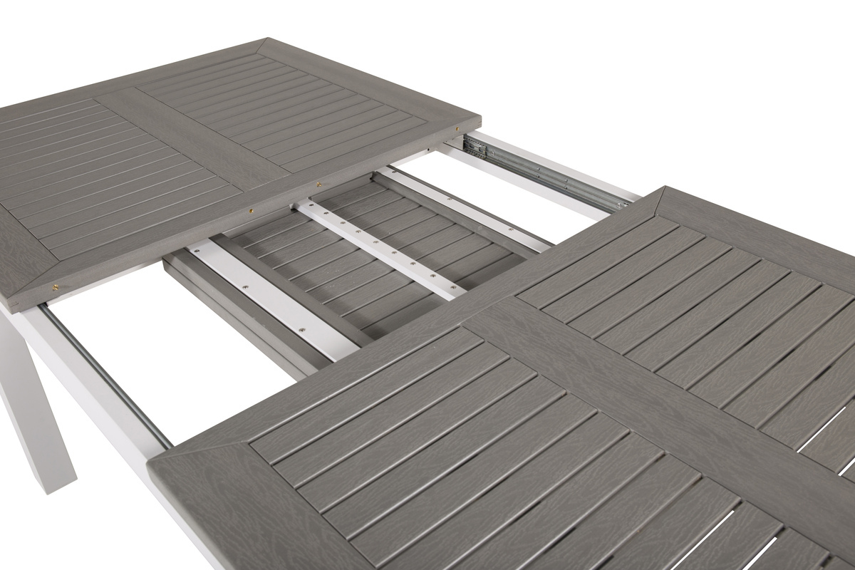 Dārza galds Dallas 1158 (Pelēks + Balts)