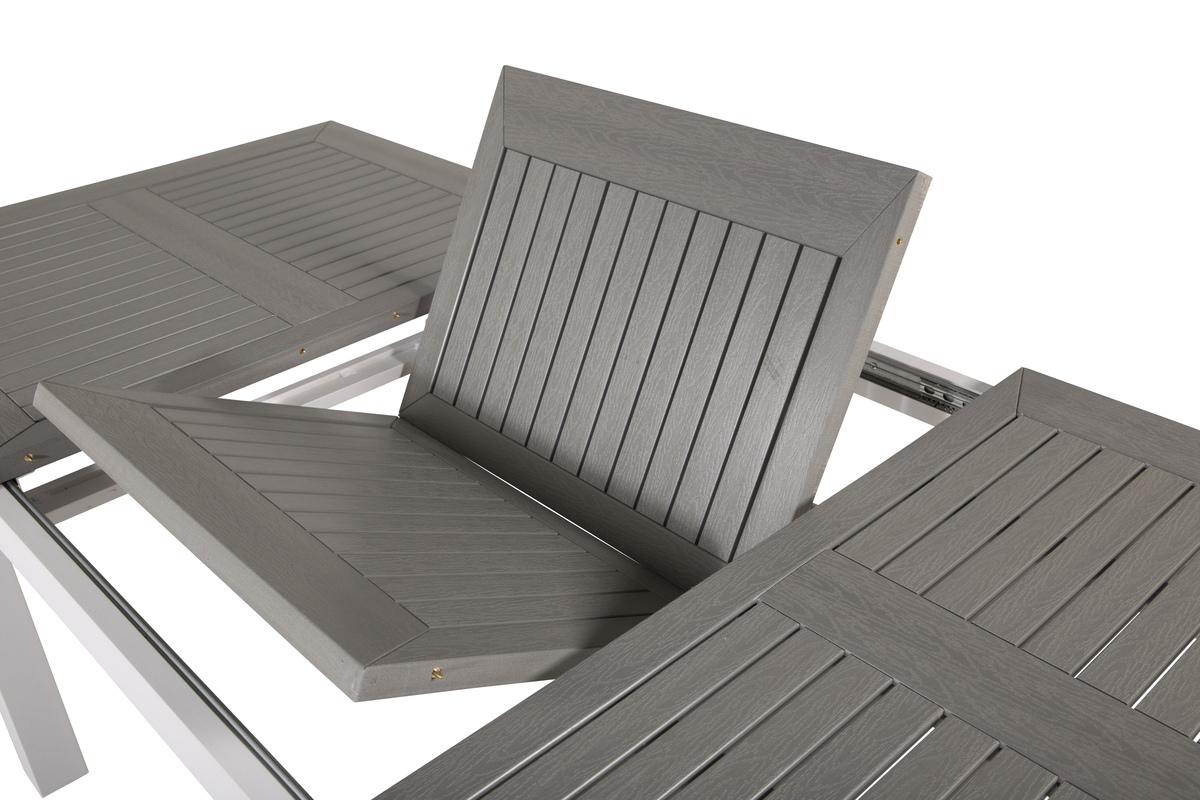 Dārza galds Dallas 1158 (Pelēks + Balts)