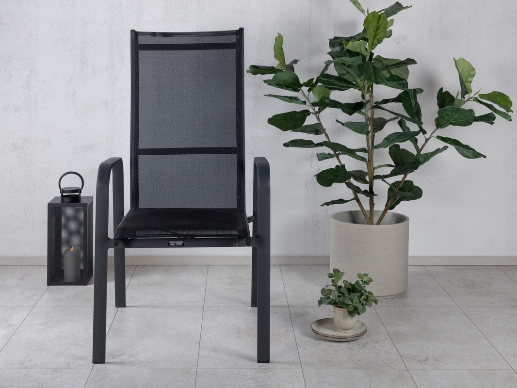 Dārza krēsls Dallas 2776 (Melns)