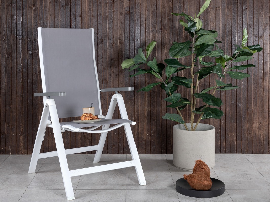 Садовый стул Dallas 738 (Серый + Белый)