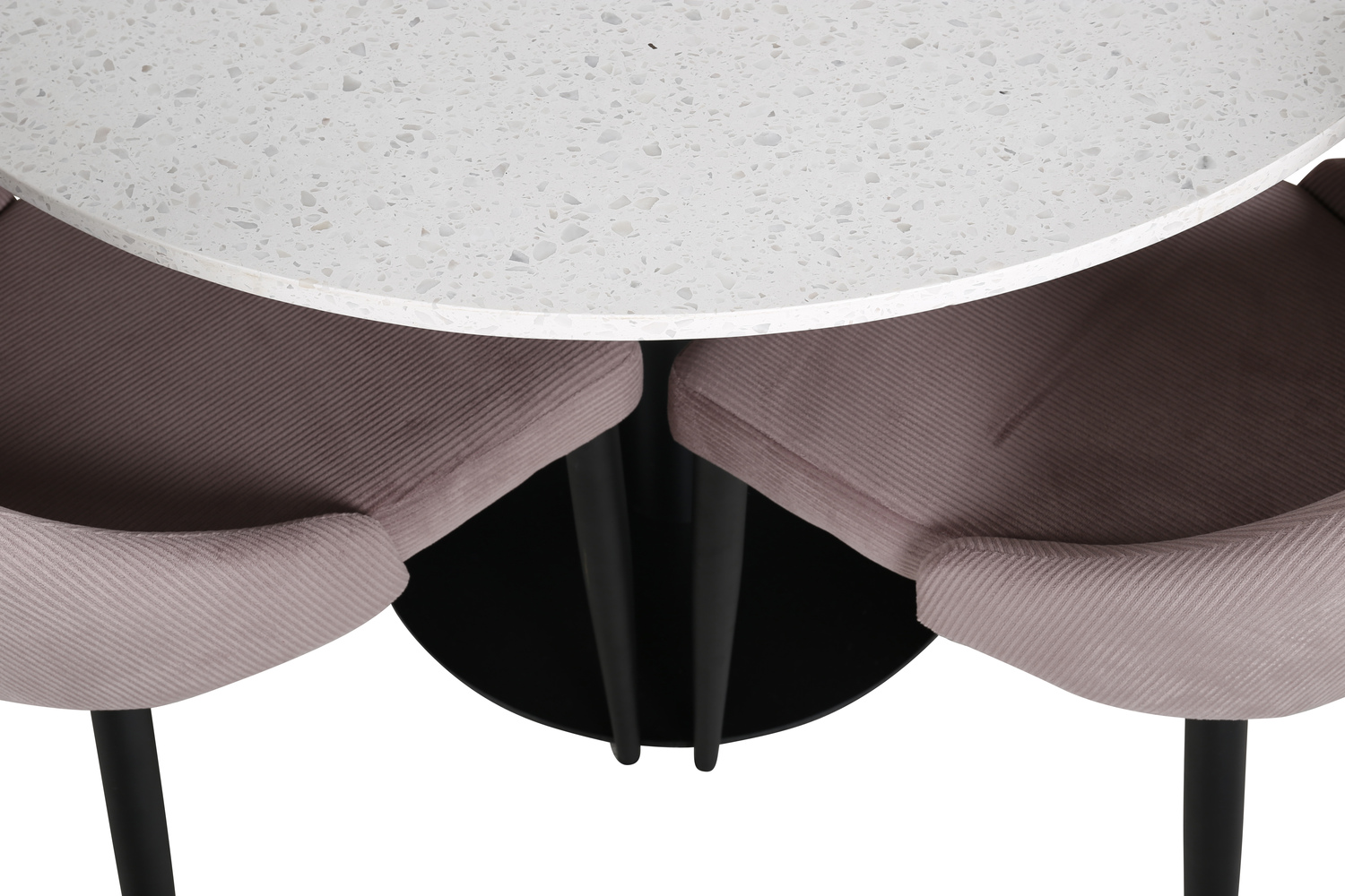 Обеденный гарнитур Dallas 1169 (Розовый + Чёрный)