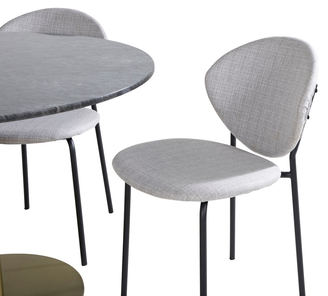 Обеденный гарнитур Dallas 1209 (Серый + Чёрный)