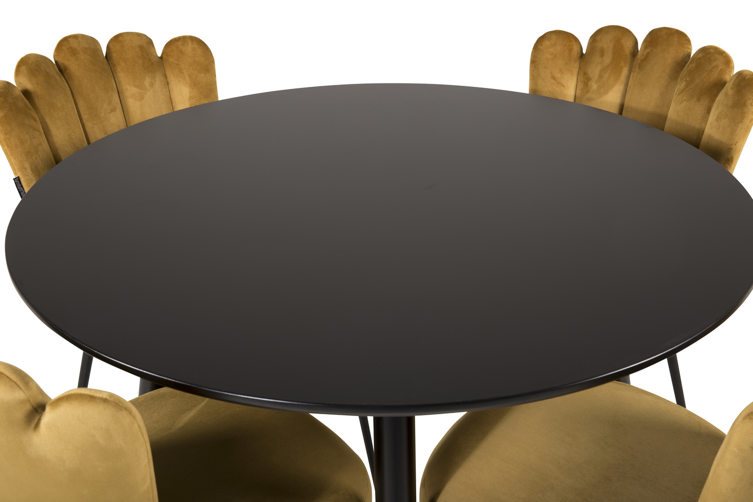 Обеденный гарнитур Dallas 1264 (Желтый + Чёрный)