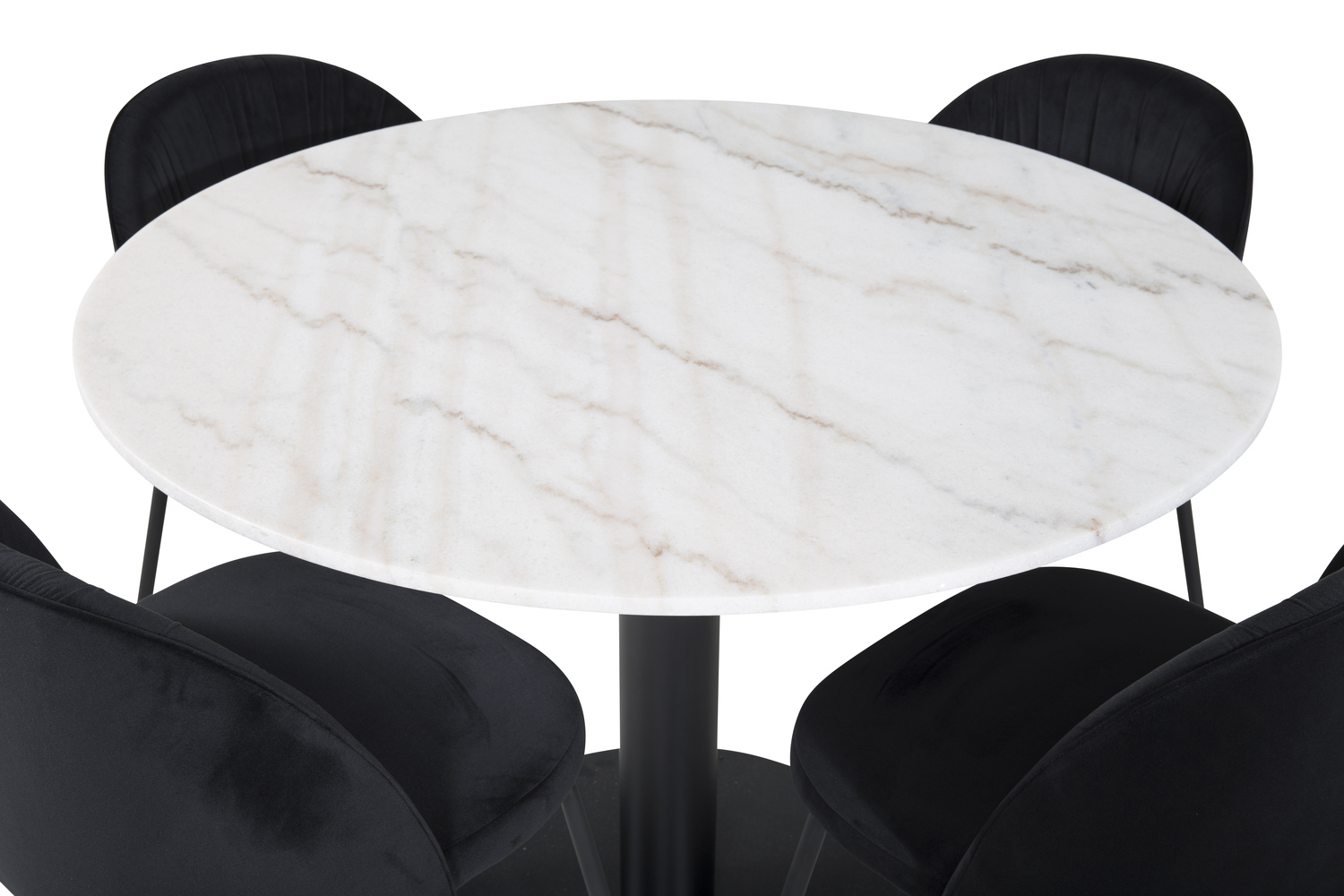 Ēdamistabas komplekts Dallas 1303 (Melns)