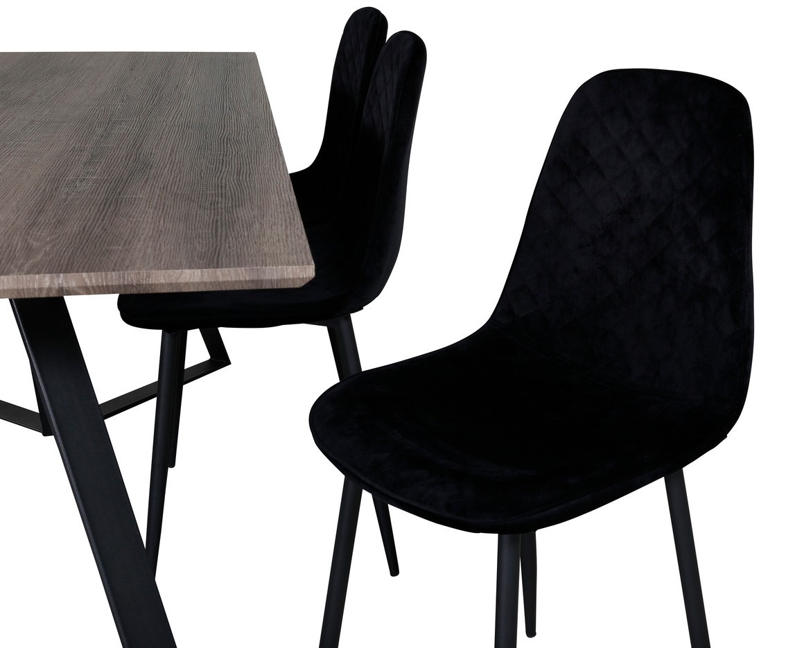 Обеденный гарнитур Dallas 1357 (Чёрный)