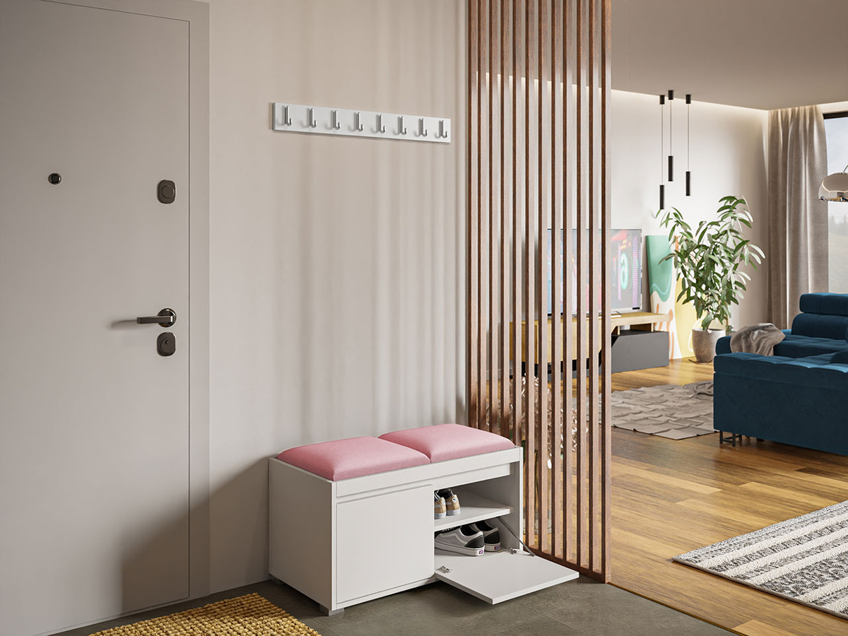 Прихожая Comfivo 386 (Белый + Manila 09)