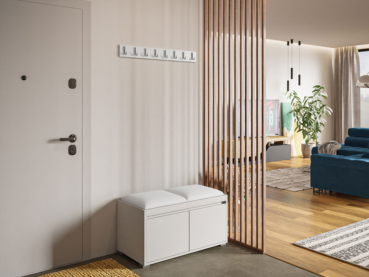 Прихожая Comfivo 386 (Белый + Soft 017)