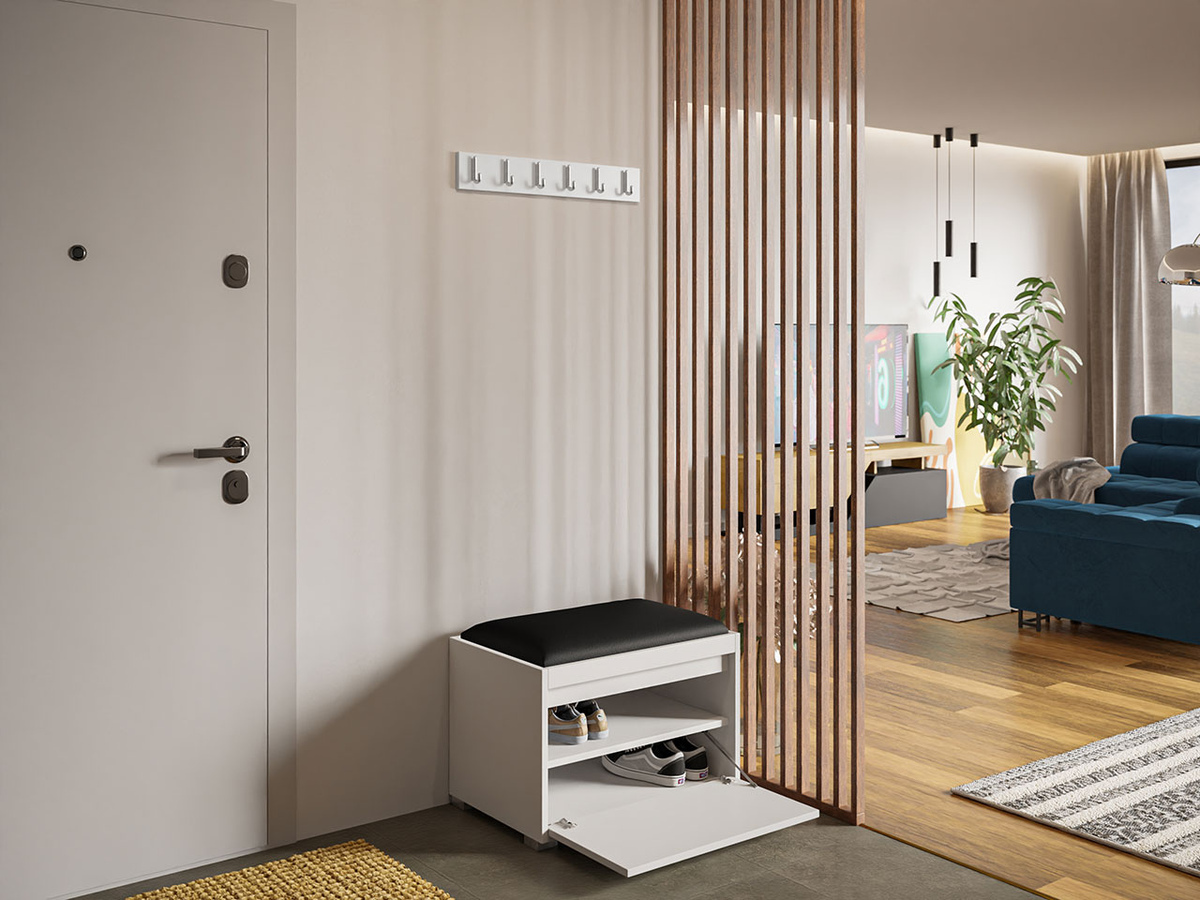 Priekšnama komplekts Comfivo Pinus VIII (Balts + Soft 011)