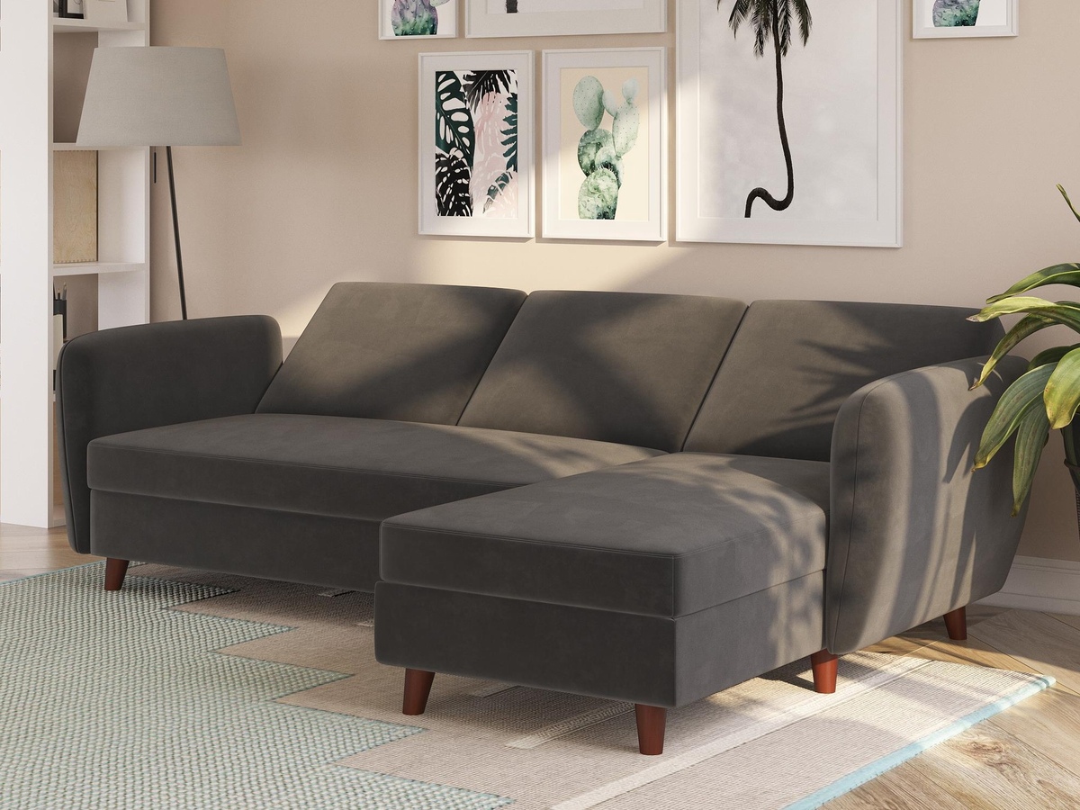 Угловой диван Novogratz 108 (Серый)