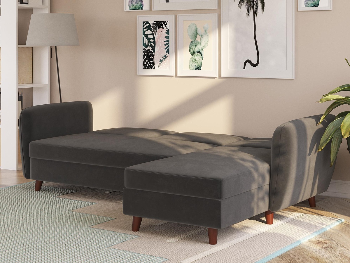 Угловой диван Novogratz 108 (Серый)