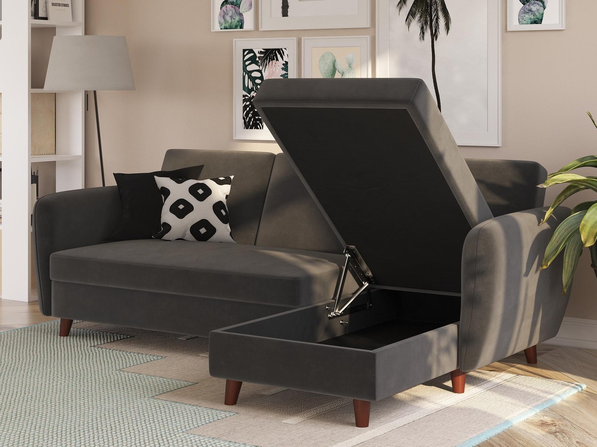 Угловой диван Novogratz 108 (Серый)