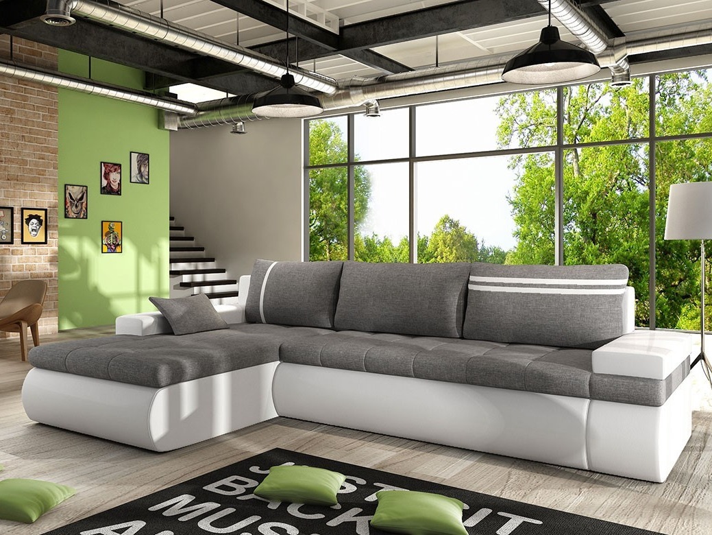 Stūra dīvāns Temple 100 (Soft 017 + Lux 06)