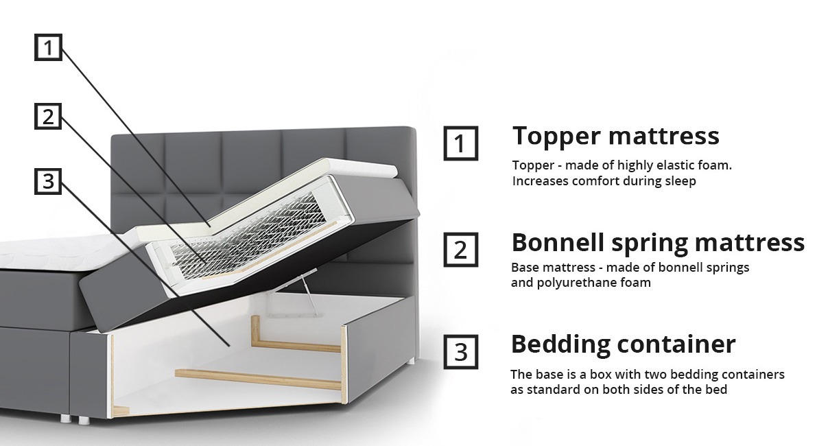 Kontinentālā gulta Baltimore 134 (Soft 017)