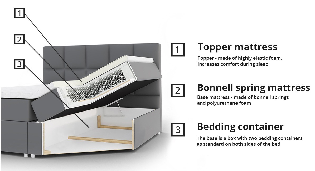 Kontinentālā gulta Baltimore 134 (Soft 017)