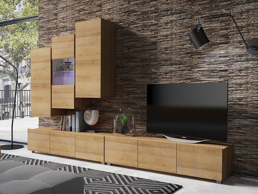 Набор для гостиной Tivdalu 133 (Золотистый дуб)