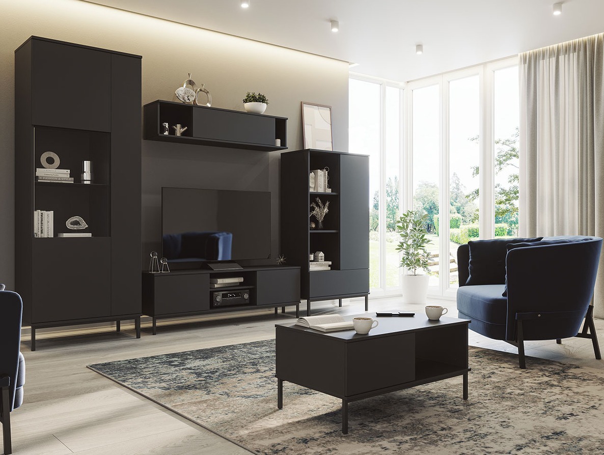 Журнальный столик Lomsore 102 (Чёрный)