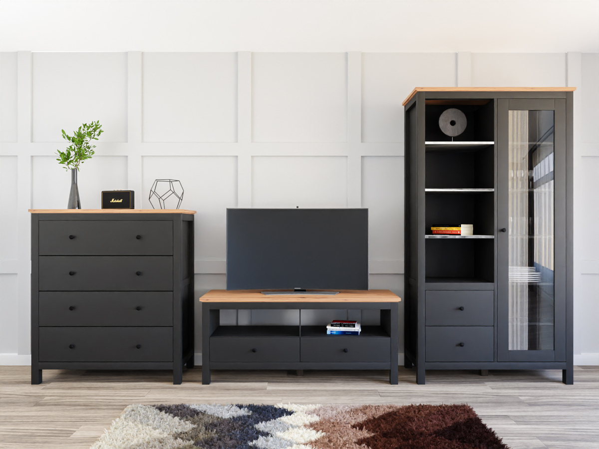 Набор для гостиной Sordoro 125 (Графит + Artisan дуб)