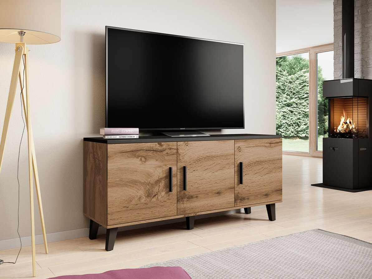 TV galds Larfloi 106 (Votan ozols + Melns)