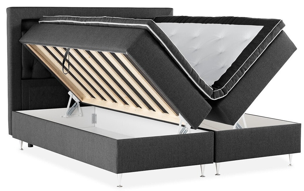 Континентальная кровать Seattle 137 (Чёрный)