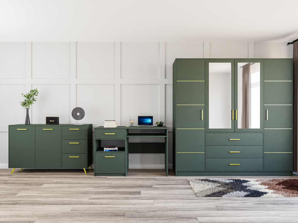 Мебельный гарнитур Dortivu 121 (Зелёный)