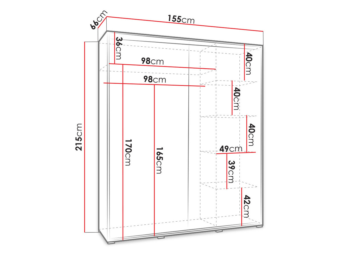 Skapis Murrieta 100 (Venge)