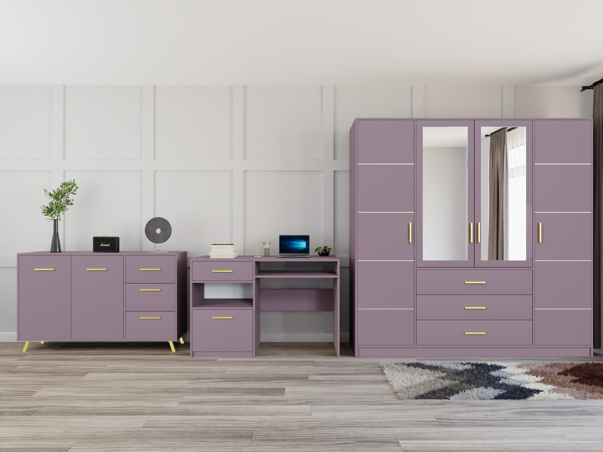 Mēbeļu komplekts Dortivu 121 (Violets)