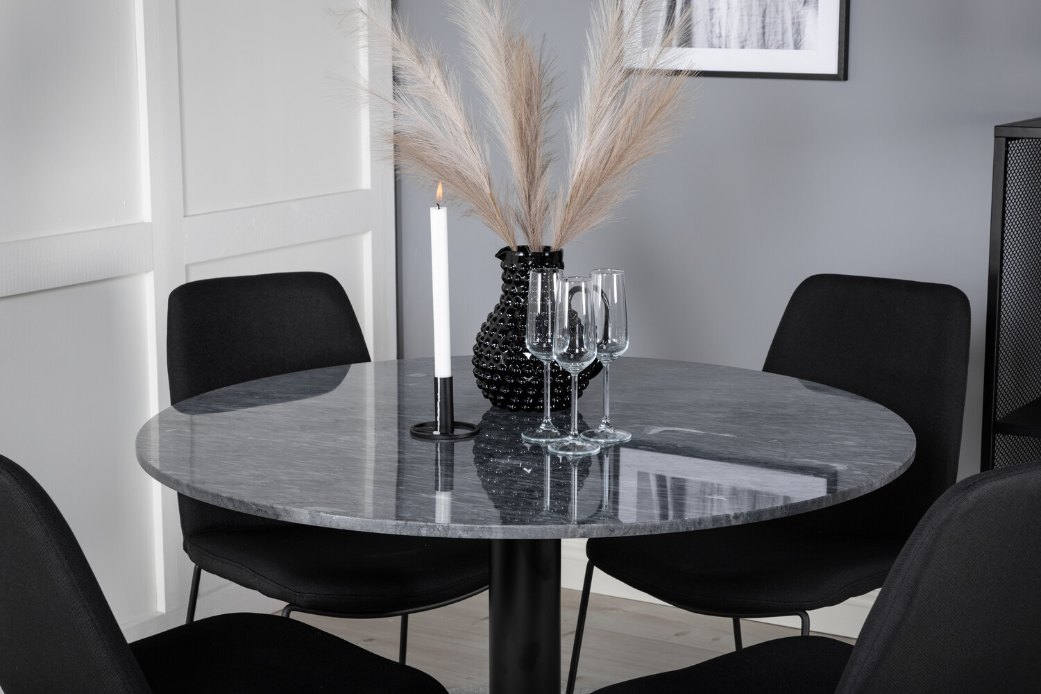 Обеденный гарнитур Dallas 2631 (Чёрный)