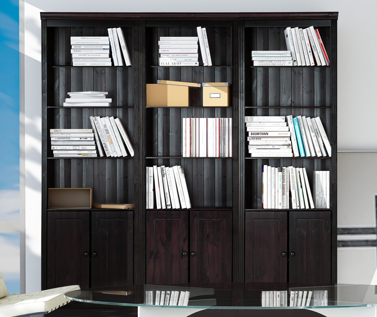 Plauktu komplekts Saltoro 117 (Tumši brūns)