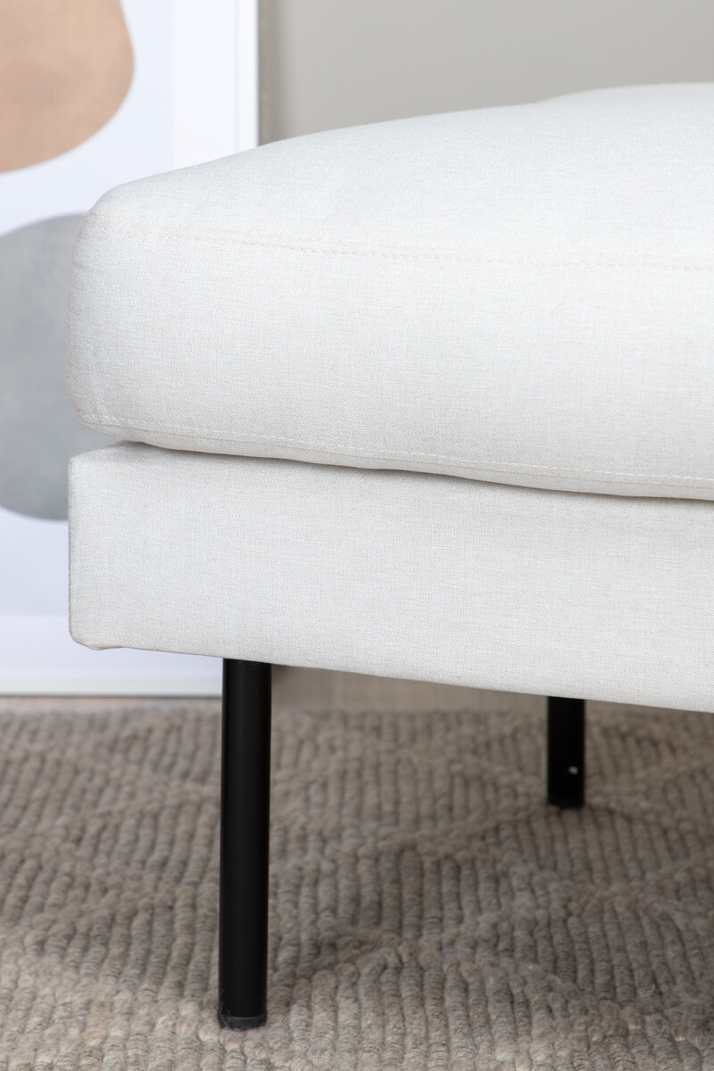 Мягкая скамья Fercame 104 (Белый + Чёрный)