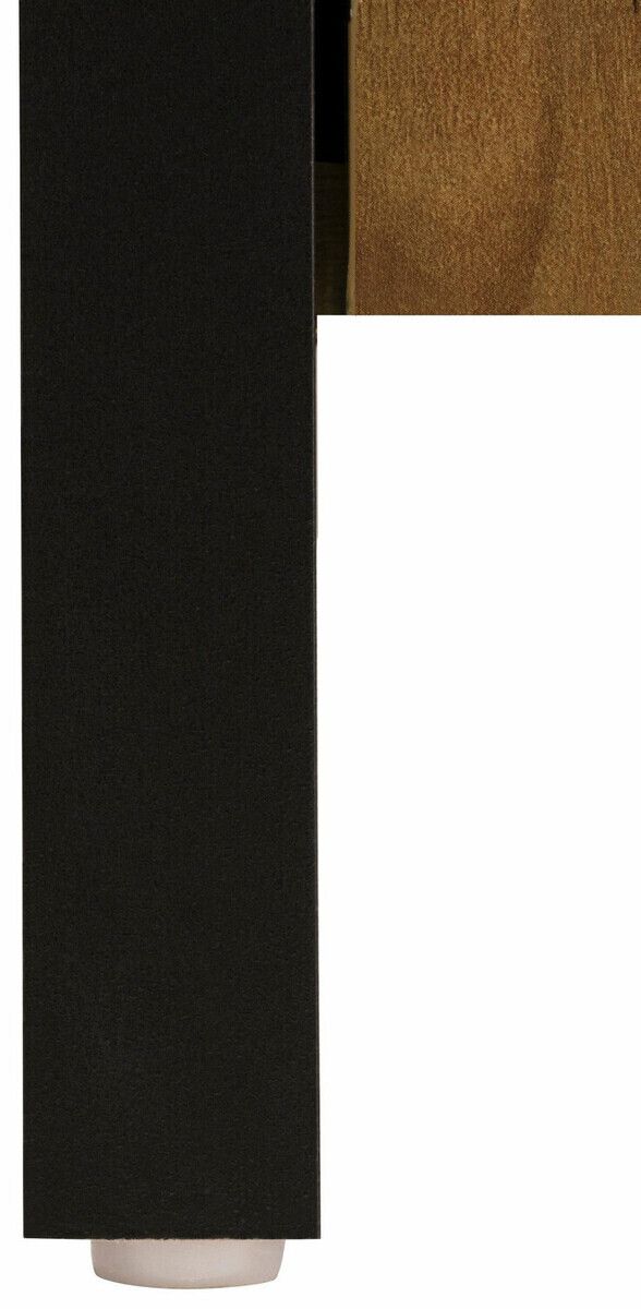 Vannas komplekts Larnovo 117 (Tumšs ozols + Melns)