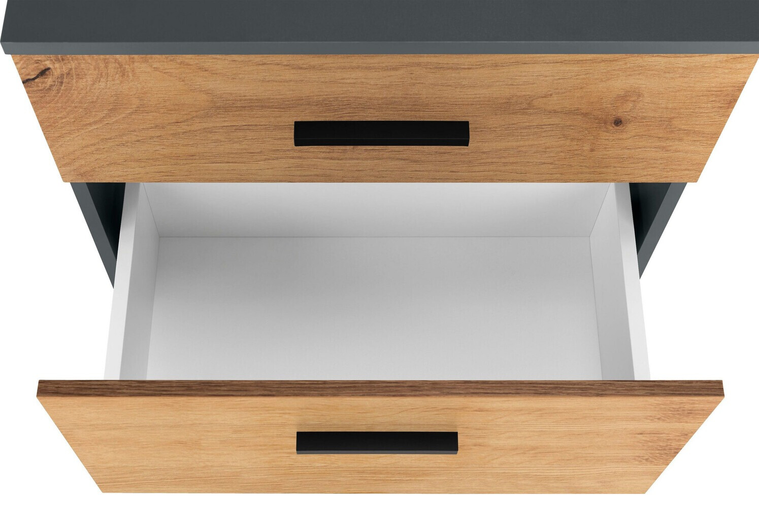 Hапольный шкафчик для ванной Larlori 100 (Антрацит + Дуб)