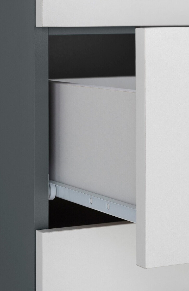 Hапольные шкафчик для ванной Larlori 103 (Антрацит + Белый)