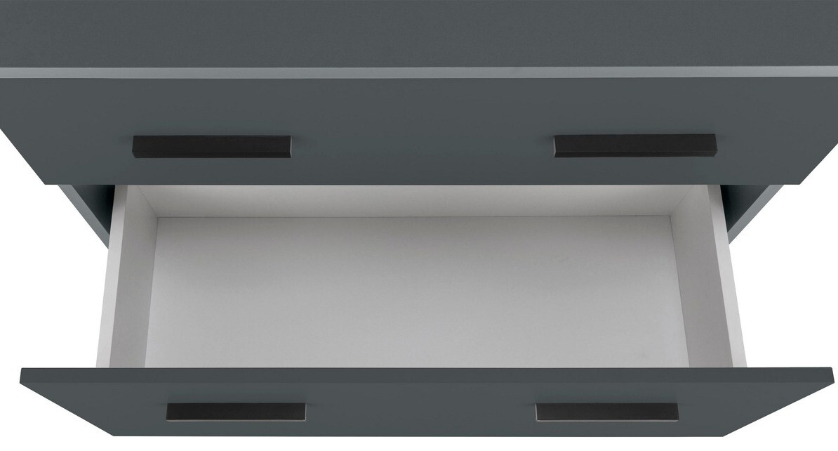 Stāvošs vannas istabas skapītis izlietnei Larlori 101 (Antracīts)