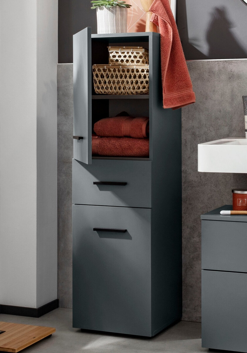 Stāvošs vannas skapītis Larlori 102 (Antracīts)