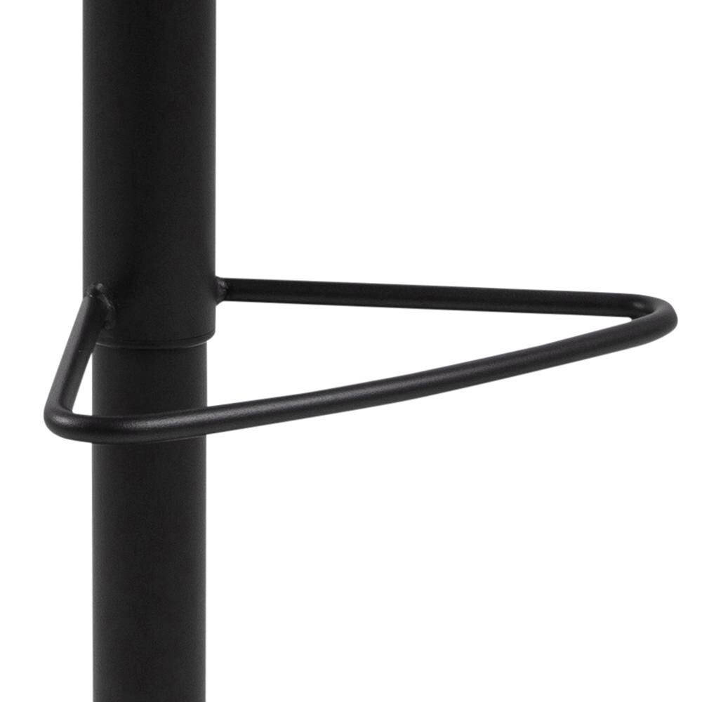 Низкий барный стул Norsica 501 (Антрацит + Чёрный)