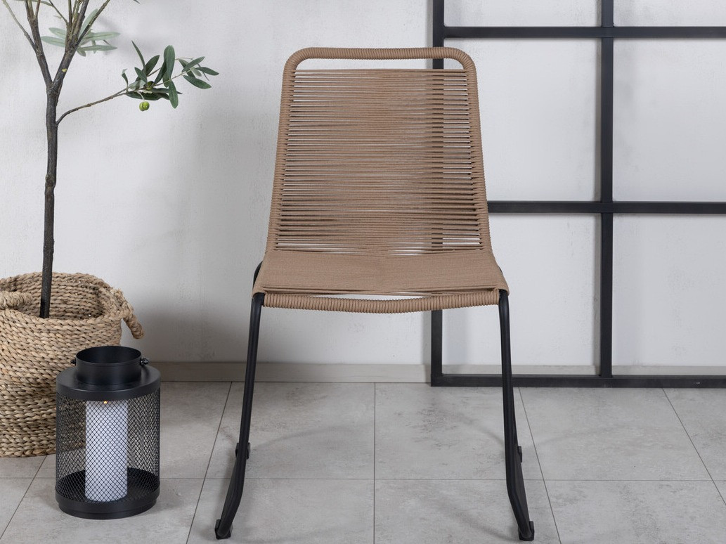 Садовый стул Dallas 2820 (Светло-коричневый + Чёрный)