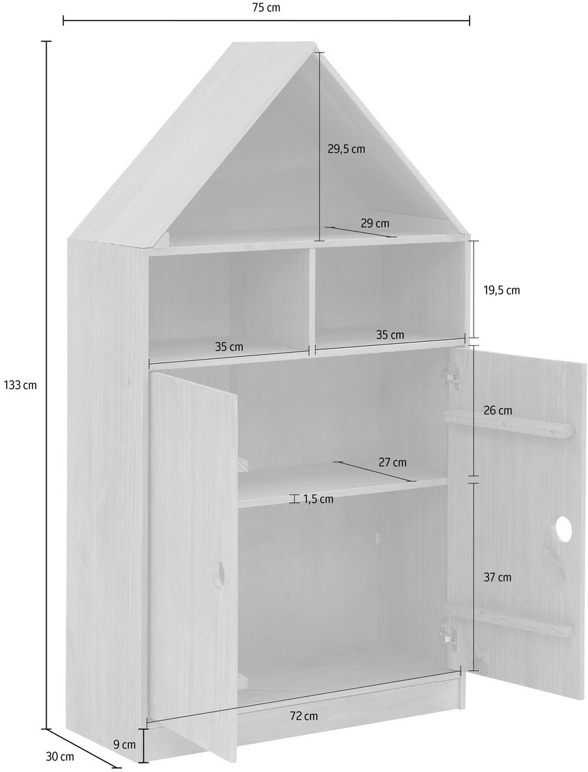 Шкафчик Ruvfiva 117 (Серый)
