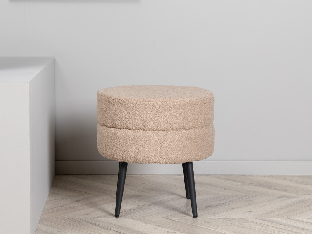 Pufs Dallas 2945 (Bēšs + Melns)