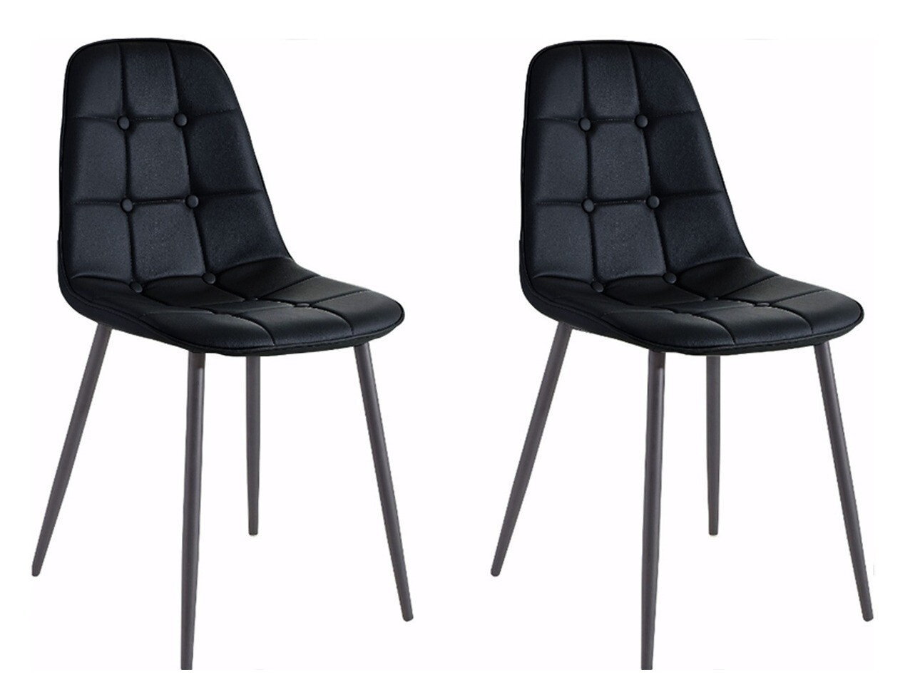 Ēdamistabas komplekts Denton 267 (Balts + Melns)