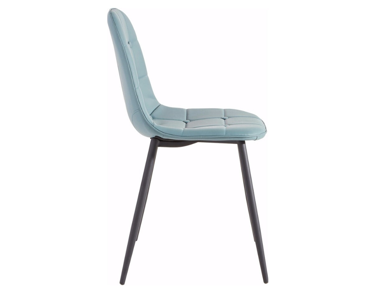 Обеденный гарнитур Denton 267 (Белый + Бирюзовый + Чёрный)