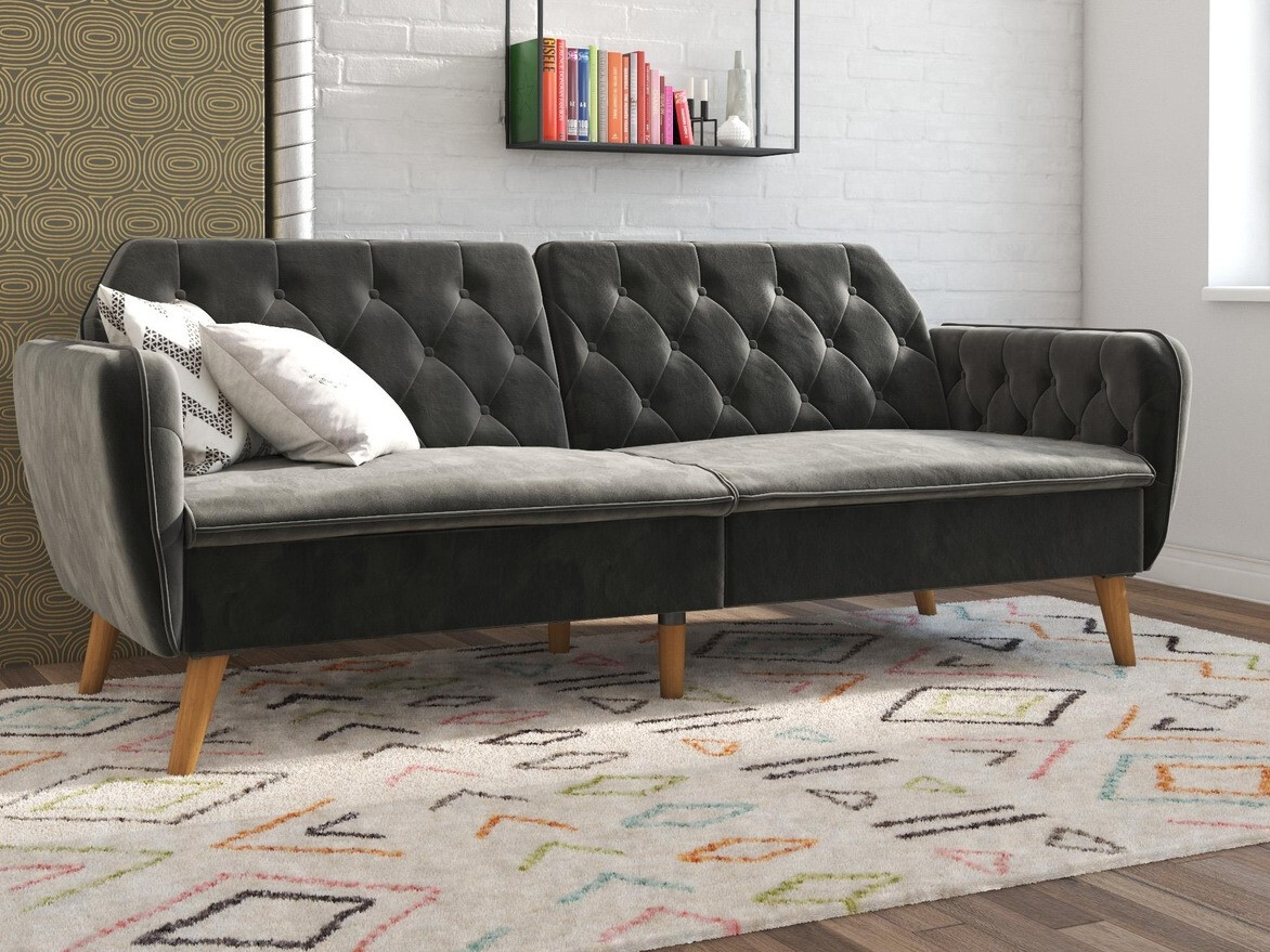 Dīvāns gulta Novogratz 106 (Pelēks)